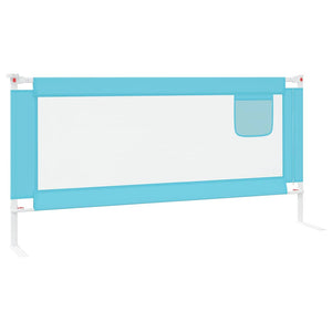 Sponda Letto di Sicurezza per Bambini Blu 190x25 cm in Tessuto 10214