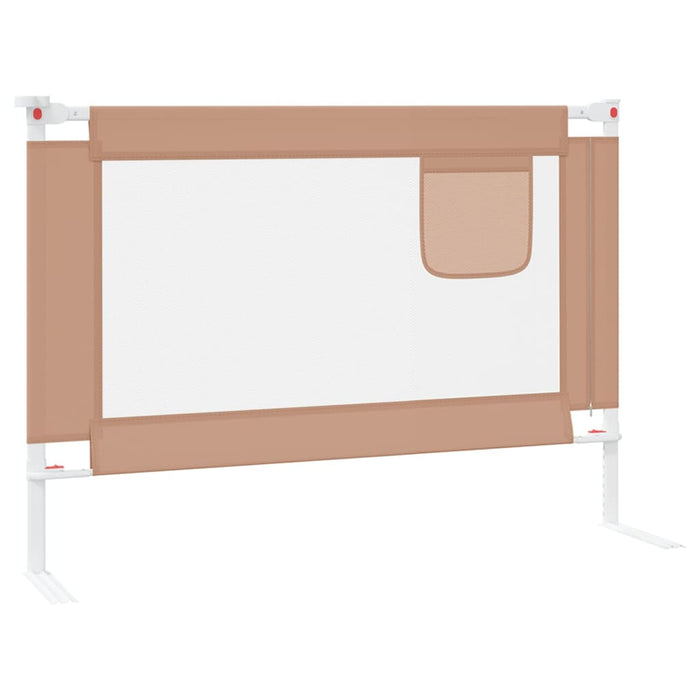 Sponda Letto di Sicurezza per Bambini Tortora 90x25 cm Tessuto cod mxl 66910