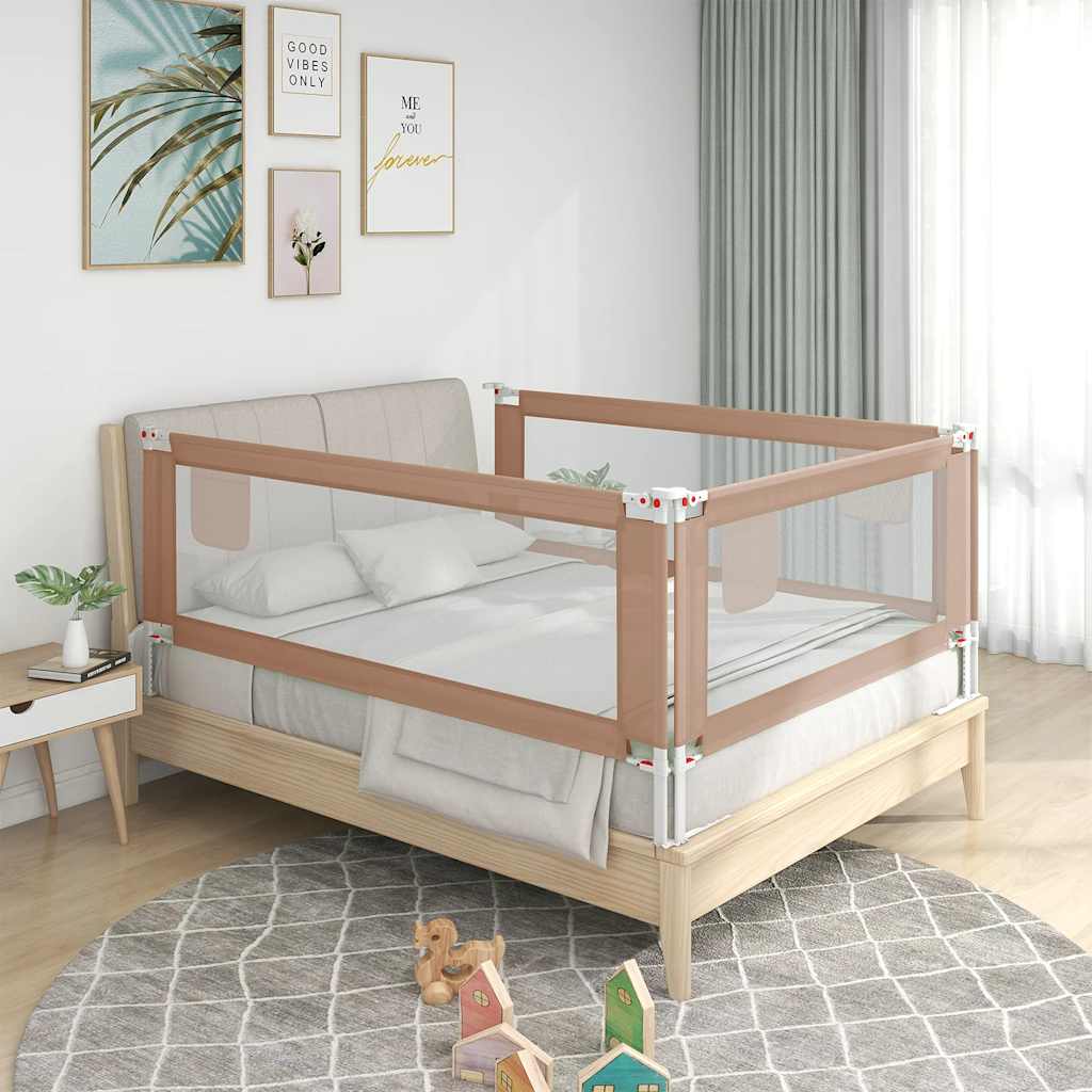 Sponda Letto di Sicurezza per Bambini Talpa 160x25cm in Tessuto 10221