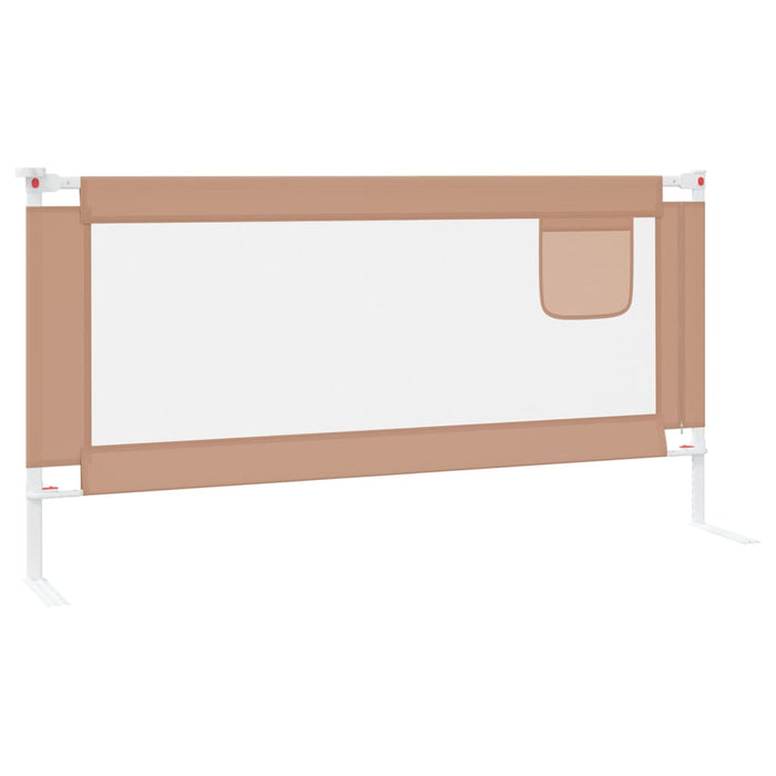 Sponda Letto di Sicurezza per Bambini Tortora 180x25 cm Tessuto cod mxl 72947