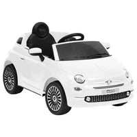 Auto Elettrica per Bambini Fiat 500 Bianca cod mxl 68808