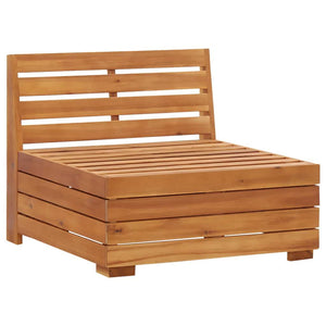 Divano da Giardino a 2 Posti e Cuscini Legno Massello di Acacia cod mxl 73444