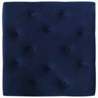 Sgabello Blu Marino 60x60x36 cm in Velluto cod 9396