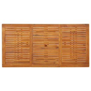 Tavolo da Pranzo per Esterni 180x90x75cm Legno Massello Acacia cod mxl 34405