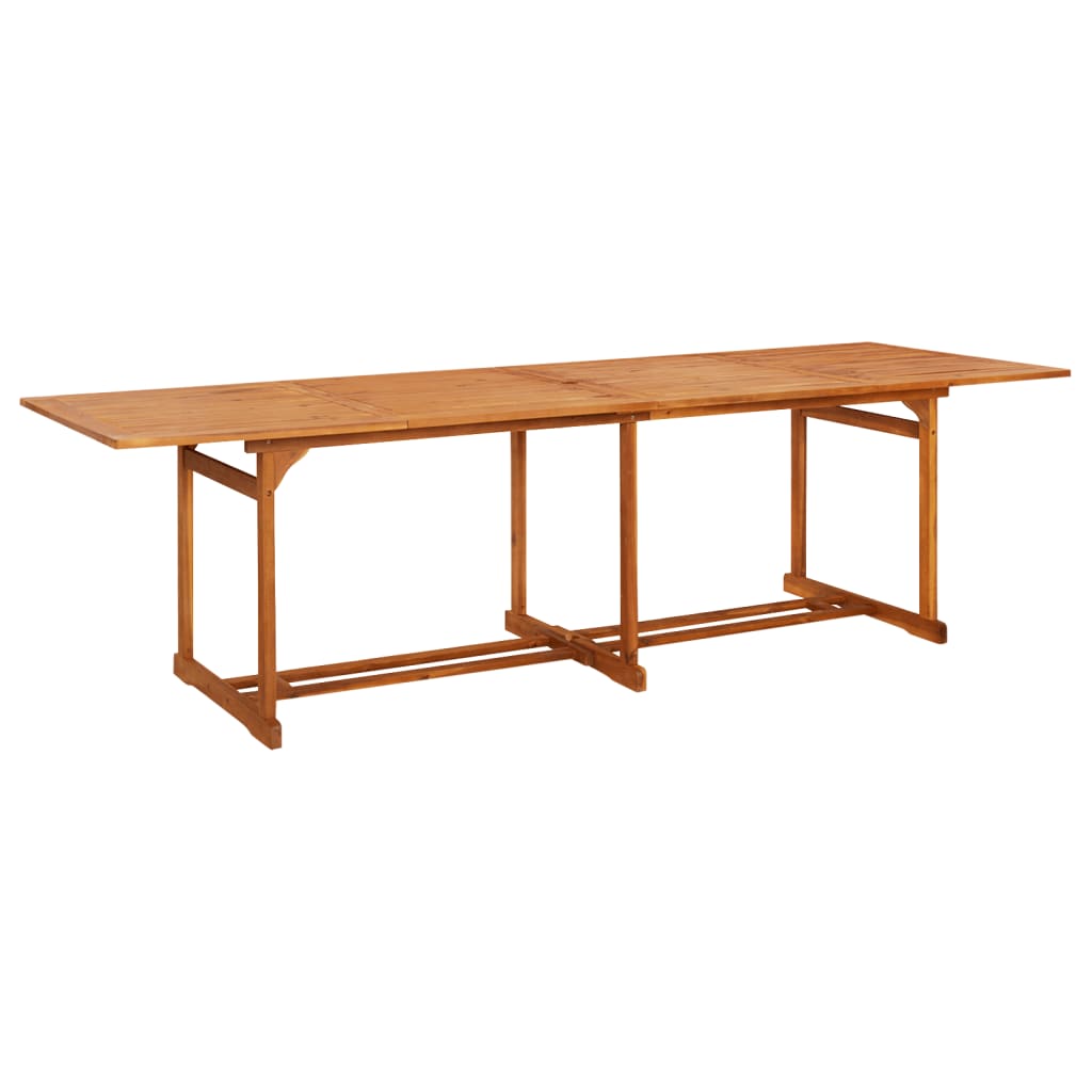 Tavolo da Pranzo per Esterni 280x90x75cm Legno Massello Acacia cod mxl 34092