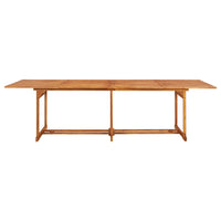 Tavolo da Pranzo per Esterni 280x90x75cm Legno Massello Acacia cod mxl 34092