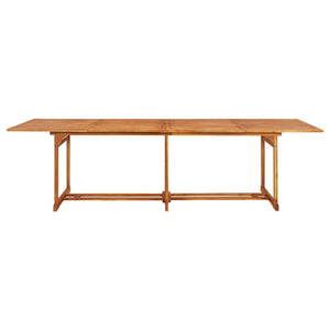 Tavolo da Pranzo per Esterni 280x90x75cm Legno Massello Acacia cod mxl 34092