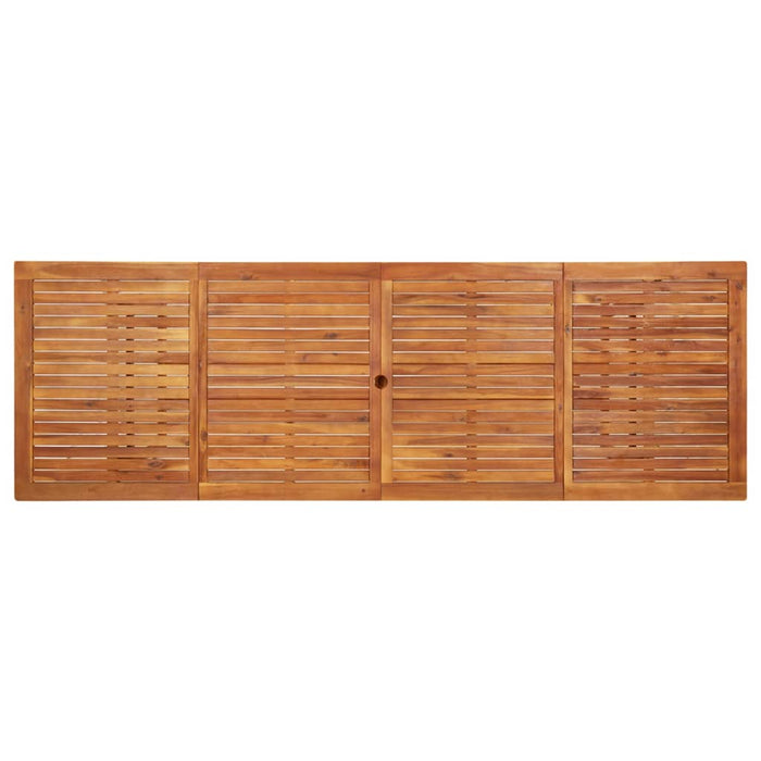 Tavolo da Pranzo per Esterni 280x90x75cm Legno Massello Acacia cod mxl 34092