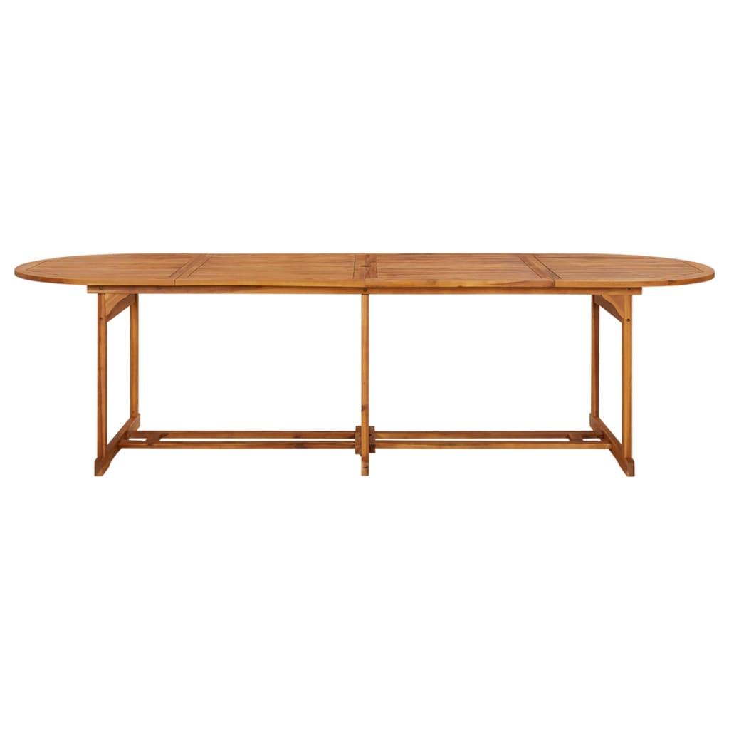 Tavolo da Pranzo per Esterni 280x90x75cm Legno Massello Acacia 315950