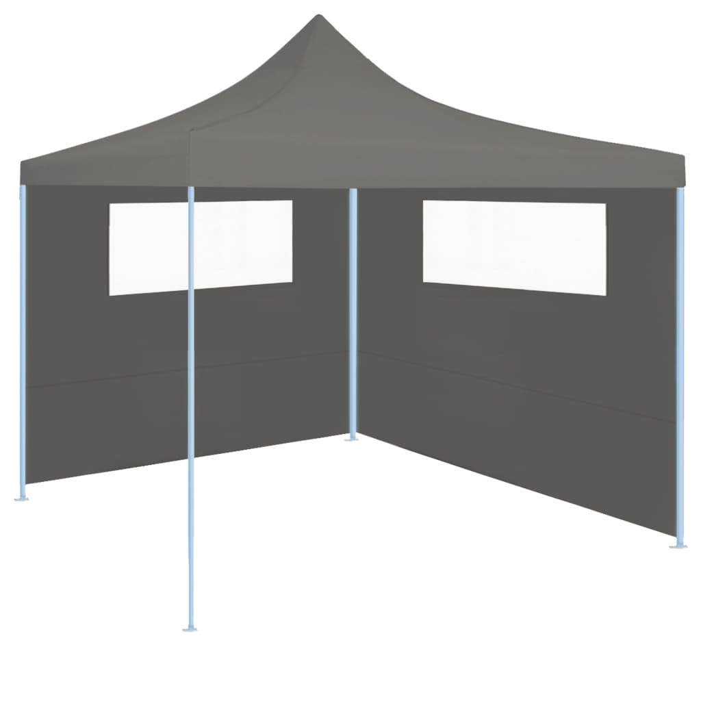 Parete con Finestre per Gazebo 6x2 m Antracite cod mxl 77093