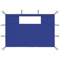 Pareti con Finestre per Gazebo 2 pz Blu cod mxl 64217