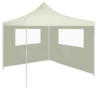 Parete con Finestre per Gazebo 4x2 m Crema cod mxl 76237