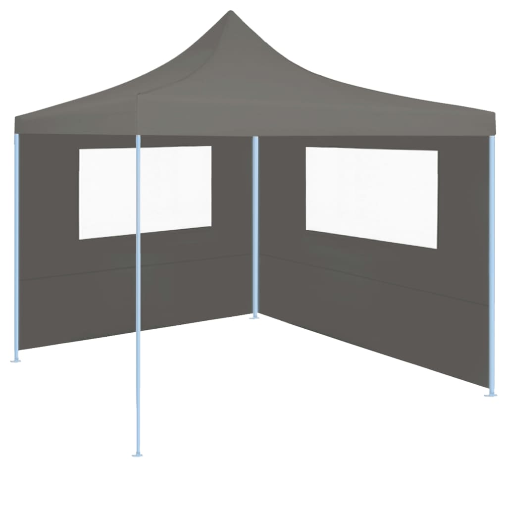 Parete con Finestre per Gazebo 4x2 m Antracite 3070423