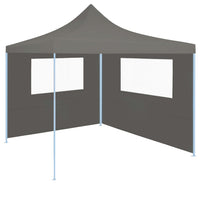 Parete con Finestre per Gazebo 4x2 m Antracite 3070423