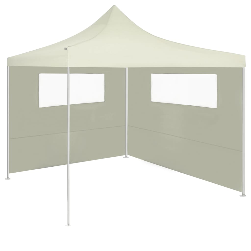 Pareti con Finestre per Gazebo 2 pz Crema cod mxl 63550