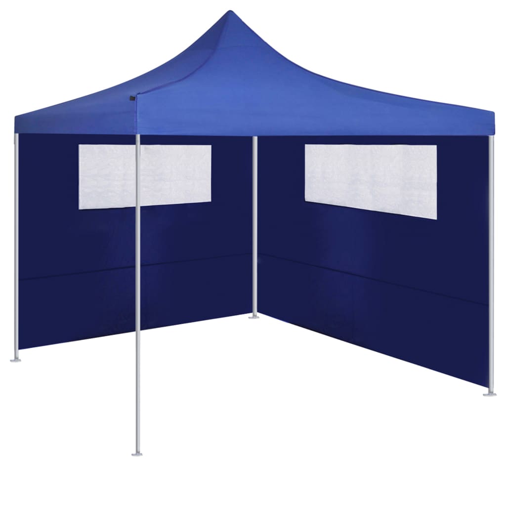 Pareti con Finestre per Gazebo 2 pz Blu