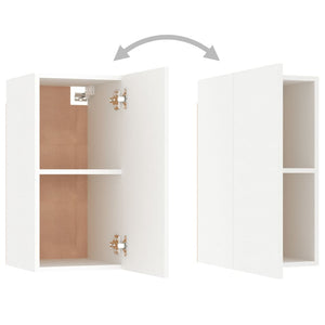 Mobile Porta TV Bianco 30,5x30x60 cm in Legno Multistrato 803326