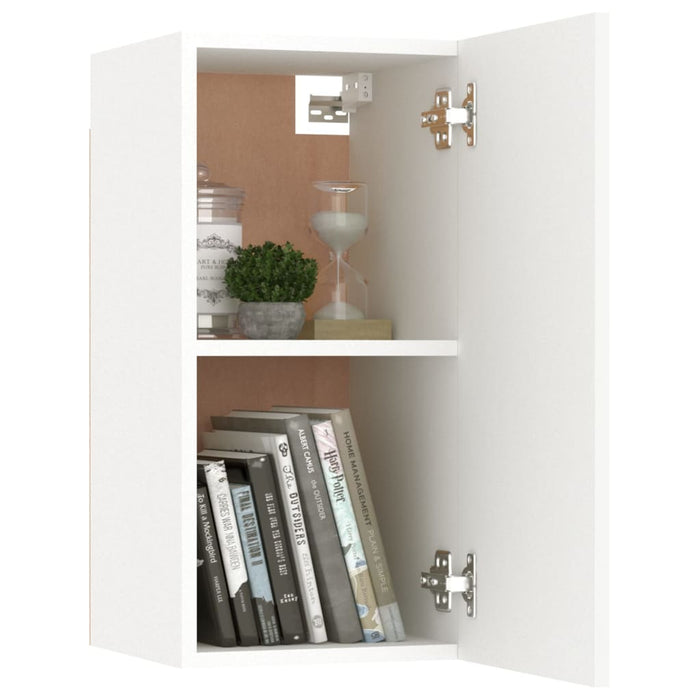 Mobile Porta TV Bianco 30,5x30x60 cm in Legno Multistrato 803326