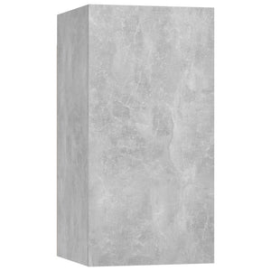 Mobili TV Grigio Cemento 2 pz 30,5x30x60 cm in Truciolato 803335