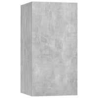 Mobili TV Grigio Cemento 2 pz 30,5x30x60 cm in Truciolato