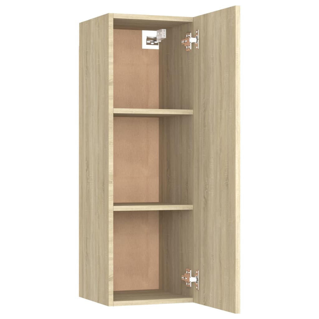 Mobili TV Rovere Sonoma 2 pz 30,5x30x90 cm in Truciolato cod mxl 9588