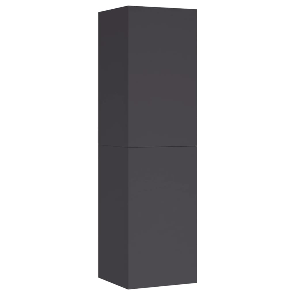 Mobile Porta TV Grigio 30,5x30x110 cm in Legno Multistrato 803366