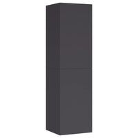 Mobile Porta TV Grigio 30,5x30x110 cm in Legno Multistrato 803366