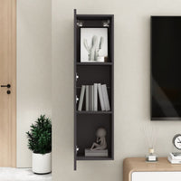 Mobile Porta TV Grigio 30,5x30x110 cm in Legno Multistrato 803366