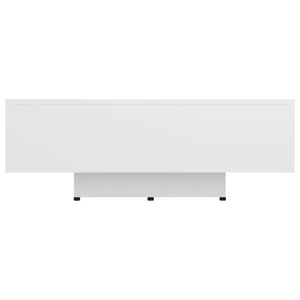 Tavolino da Salotto Bianco 85x55x31 cm in Legno Multistrato