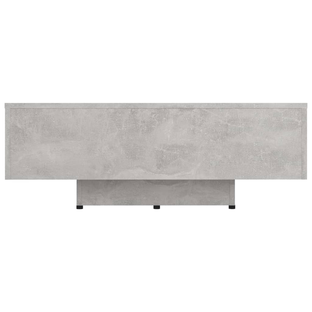 Tavolino da Caffè Grigio Cemento 85x55x31 cm in Truciolato 803384