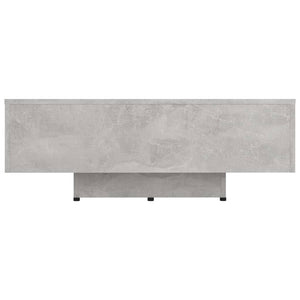 Tavolino da Caffè Grigio Cemento 85x55x31 cm in Truciolato 803384