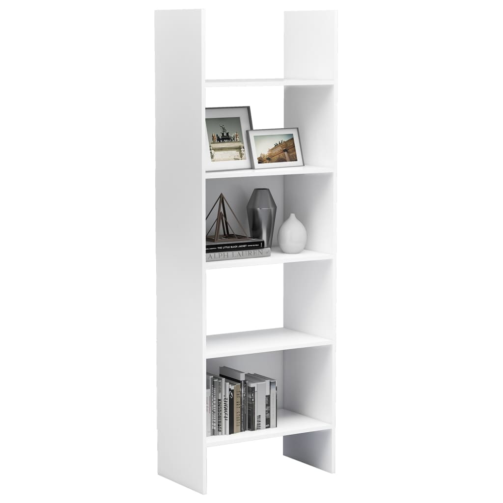 Libreria Bianca 60x35x180 cm in Truciolato cod 10603