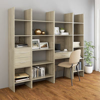 Libreria Rovere Sonoma 60x35x180 cm in Truciolato cod mxl 61620