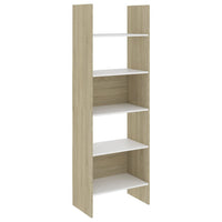 Libreria Bianco e Rovere Sonoma 60x35x180 cm in Truciolato cod mxl 63942