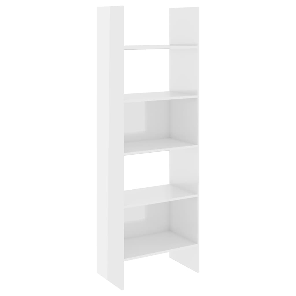 Libreria Bianco Lucido 60x35x180 cm in Truciolato cod mxl 9543