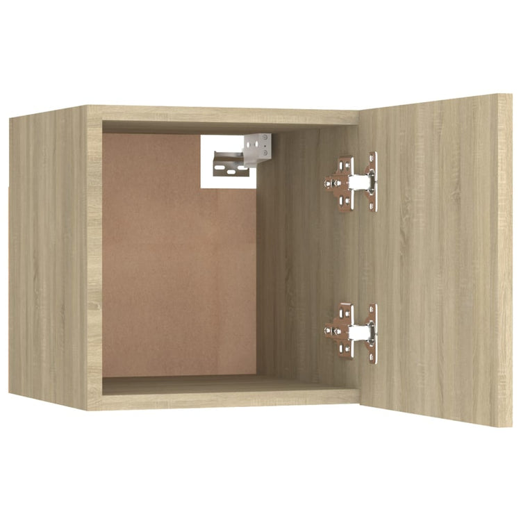 Armadietto a Parete per TV Rovere Sonoma 30,5x30x30 cm cod mxl 13004