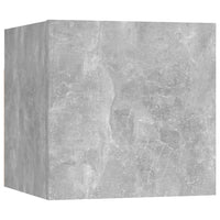 Armadietto a Parete per TV Grigio Cemento 30,5x30x30 cm cod mxl 15840