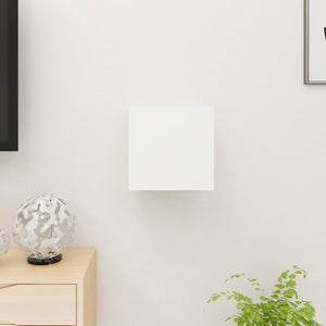 Armadietto a Parete per TV Bianco Lucido 30,5x30x30 cm cod mxl 13490