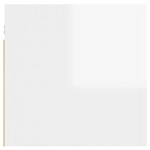 Armadietto a Parete per TV Bianco Lucido 30,5x30x30 cm cod mxl 13490