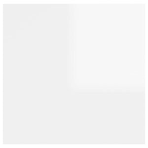 Armadietti a Parete per TV 2 pz Bianco Lucido 30,5x30x30 cm cod mxl 61165