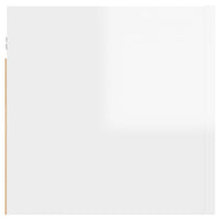 Armadietti a Parete per TV 2 pz Bianco Lucido 30,5x30x30 cm cod mxl 61165