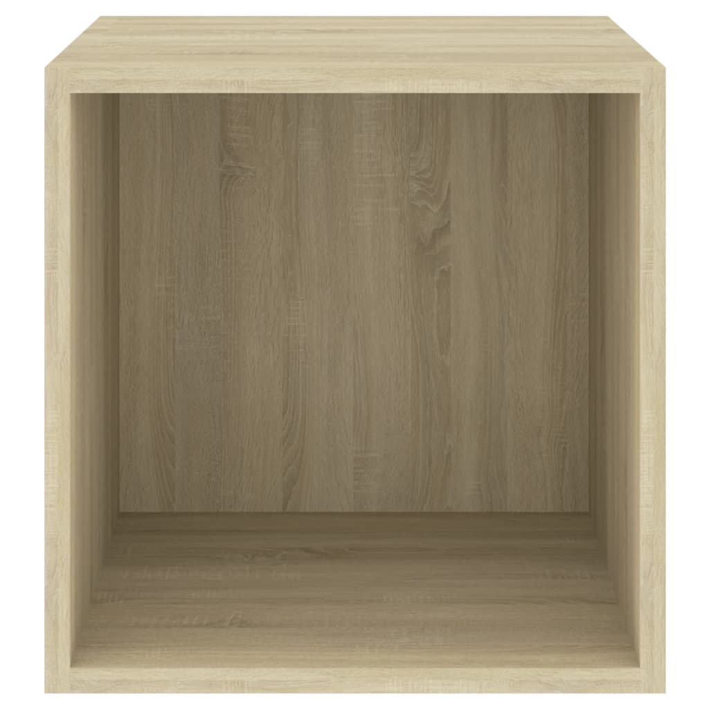 Mobili a Muro 2pz Rovere Sonoma 37x37x37 cm Legno Multistrato 805454