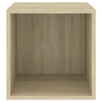 Armadietti a Muro 4 pz Rovere Sonoma 37x37x37 cm in Truciolato cod 10598