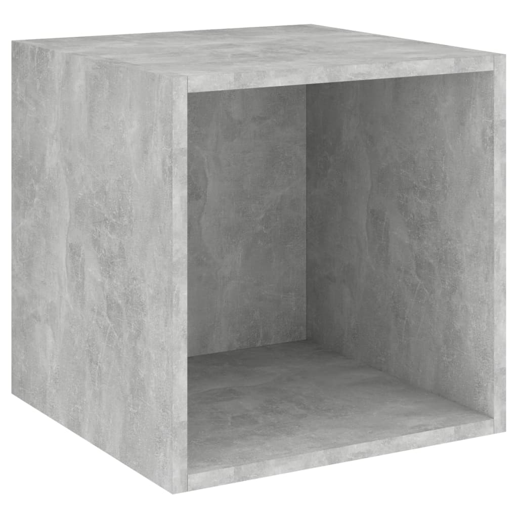 Armadietto a Muro Grigio Cemento 37x37x37 cm in Truciolato cod 10465