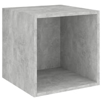 Armadietto a Muro Grigio Cemento 37x37x37 cm in Truciolato cod 10465