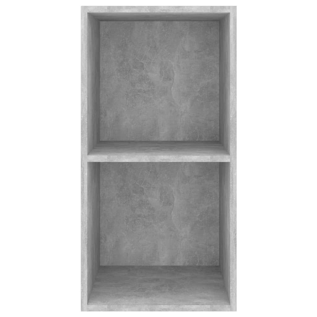 Armadietto a Parete per TV Grigio Cemento 37x37x72cm Truciolato cod mxl 16091