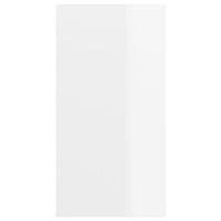 Armadietto da Parete per TV Bianco Lucido 37x37x72cm Truciolato 805477