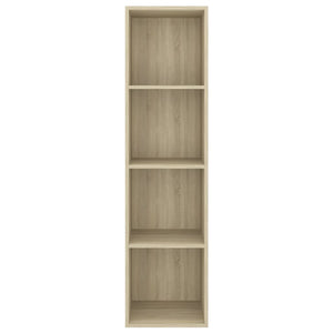 Armadietto a Muro TV Rovere Sonoma 37x37x142,5 cm Truciolato cod mxl 13666