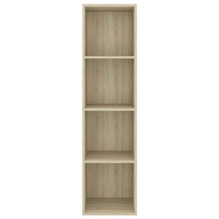 Armadietto a Muro TV Rovere Sonoma 37x37x142,5 cm Truciolato cod mxl 13666