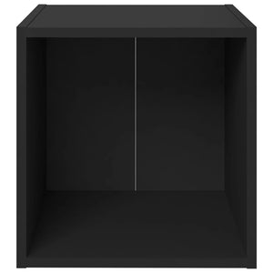 Mobile Porta TV Nero 37x35x37 cm in Legno Multistrato 805501